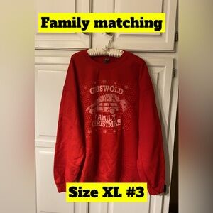 Griswold Family Christmas matching crew neck shirt family matching size XL #3